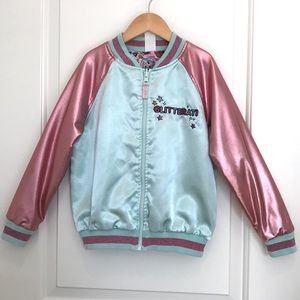 LOL Surprise Reversible Bomber Style Zip Up Jacket